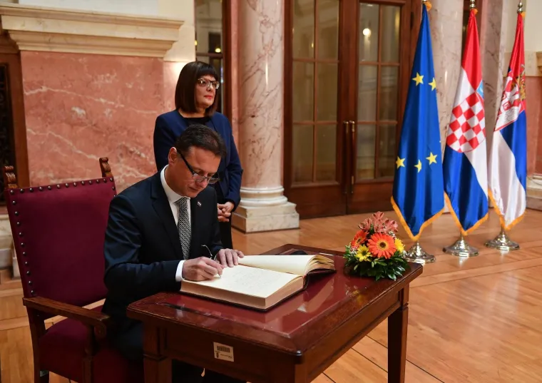 Predsjednik Hrvatskoga sabora sastao se s predsjednicom Narodne skup&scaron;tine u Beogradu