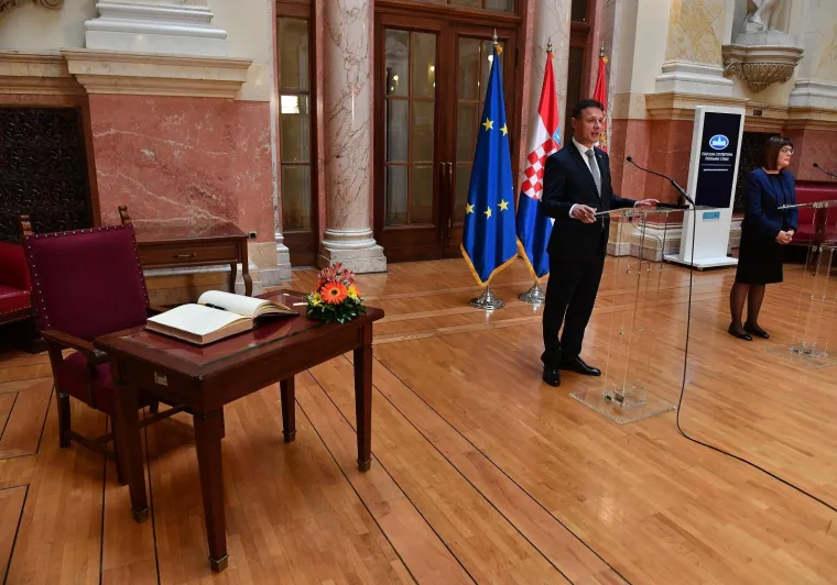 Predsjednik Hrvatskoga sabora sastao se s predsjednicom Narodne skup&scaron;tine u Beogradu