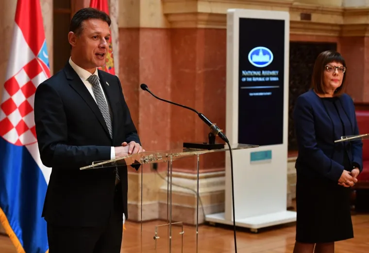 Predsjednik Hrvatskoga sabora sastao se s predsjednicom Narodne skup&scaron;tine u Beogradu