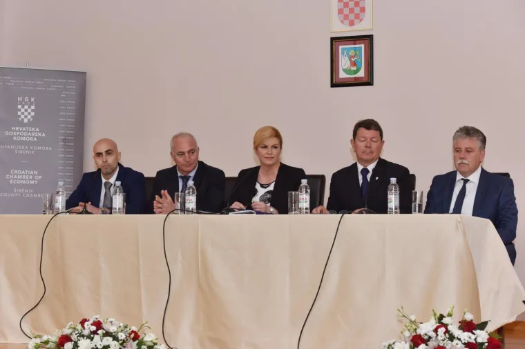 Skradin: Predsjednica se susrela s gospodarstvenicima &Scaron;ibensko-kninske županije