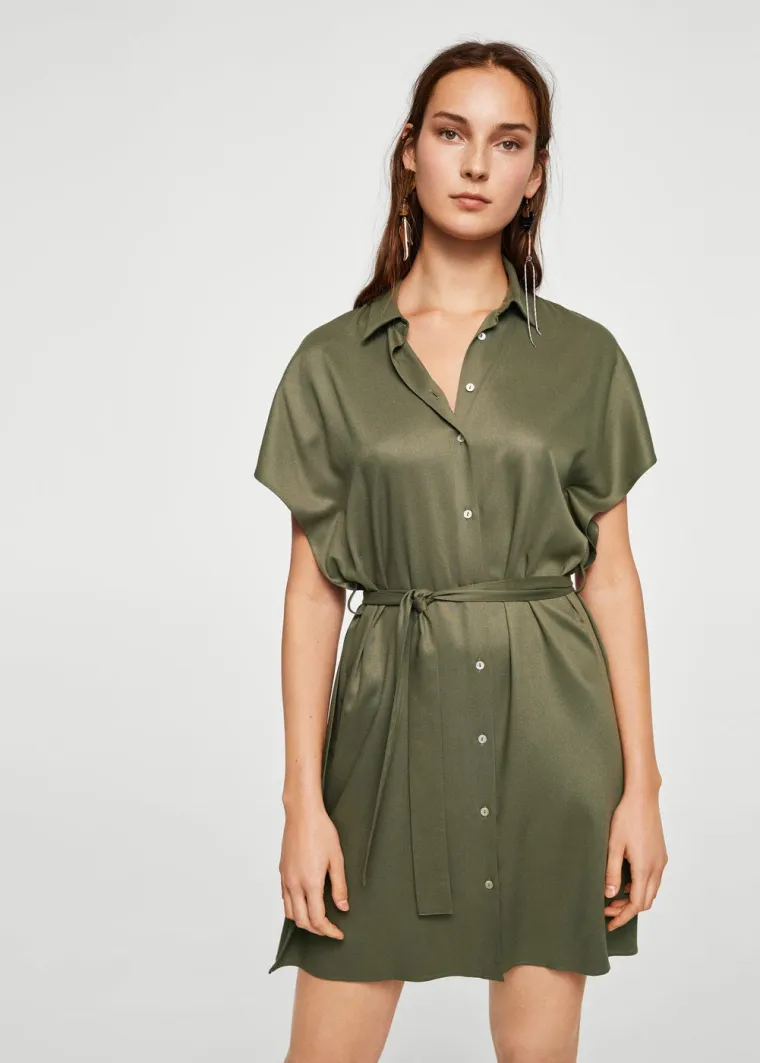 Lepr&scaron;ava ko&scaron;ulja-haljina na vezanje, Mango, 349,90 kuna