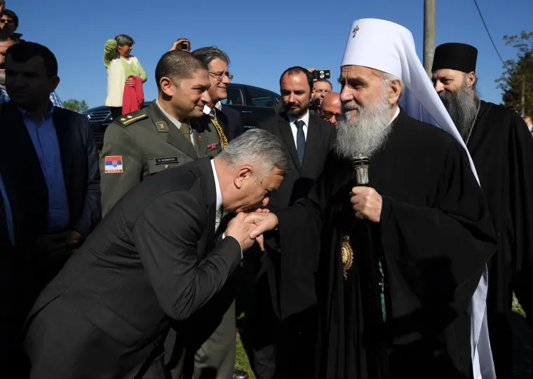 Patrijarh srpski Irinej blagoslovio obnovljeni Hram Svetog proroka Ilije u mjestu Mlaka