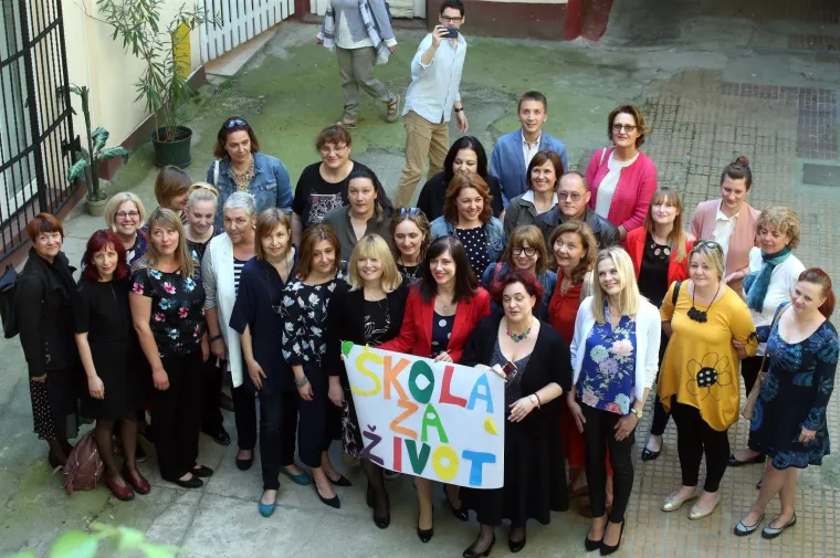 Blaženka Divjak na otvorenju Info centra kurikularne reforme '&Scaron;kola za život'