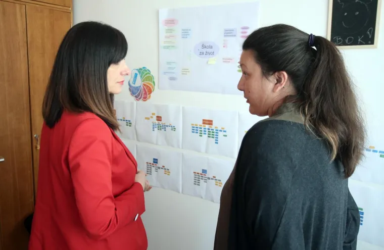 Blaženka Divjak na otvorenju Info centra kurikularne reforme '&Scaron;kola za život'