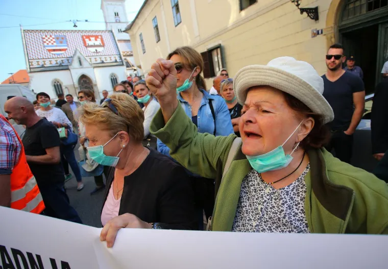 U Zagrebu održan prosvjed uoči sjednice Gradske skup&scaron;tine zbog spornog plana gospodarenja otpadom