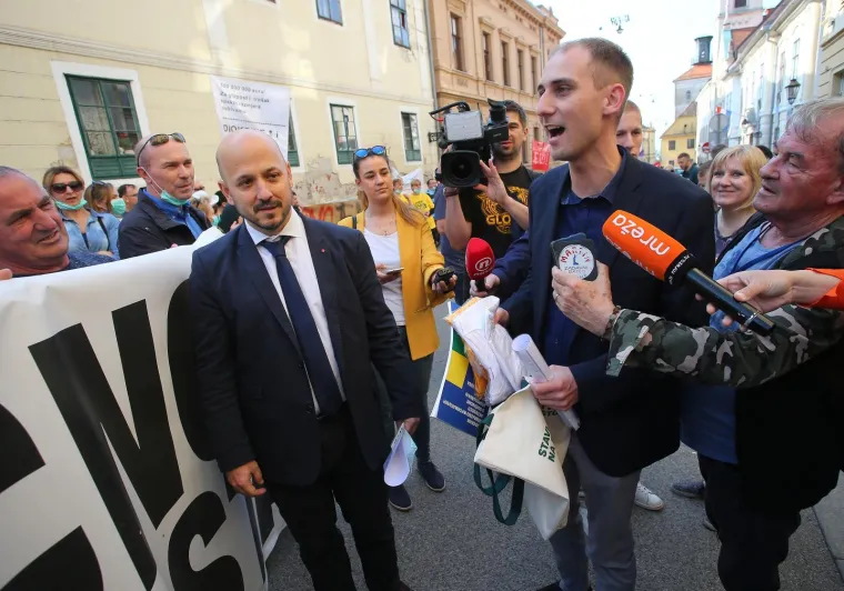 U Zagrebu održan prosvjed uoči sjednice Gradske skup&scaron;tine zbog spornog plana gospodarenja otpadom
