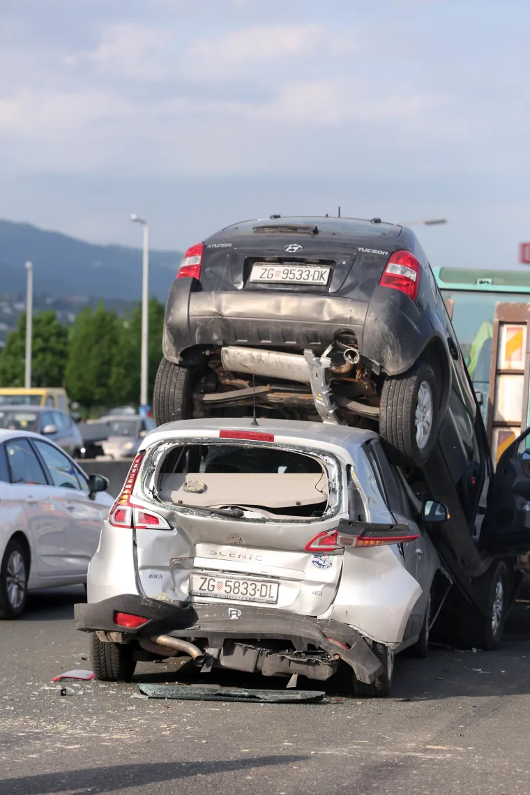 Kako mu je ovo uspjelo: neobičan sudar na zagrebačkom Jankomiru