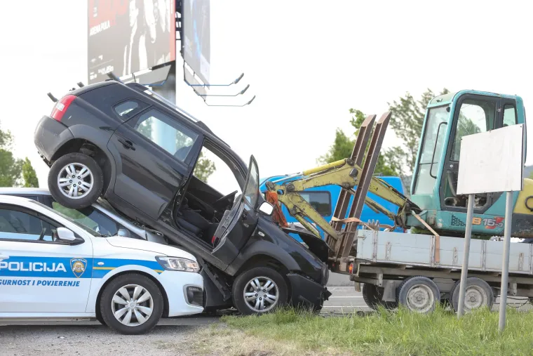 Kako mu je ovo uspjelo: neobičan sudar na zagrebačkom Jankomiru