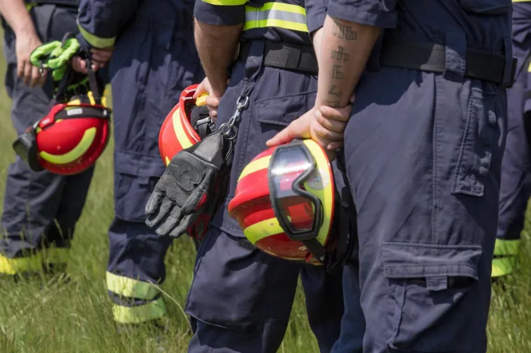 Vježba desantiranja iz helikoptera državnih interventnih vatrogasnih postrojbi