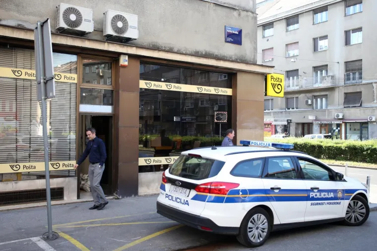 Opljačkana poslovnica po&scaron;te u Zvonimirovoj, jednoj osobi pružena liječnička pomoć