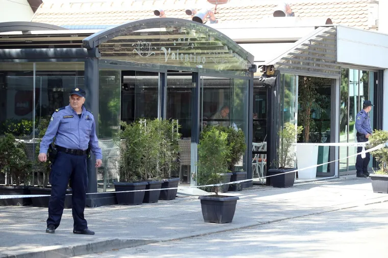 NAPADAČ NA MOTORU PUCAO NA GOSTA KAFIĆA: Hitna je odvezla ranjenog mu&scaron;karca iz kafića na zagrebačkoj Tre&scaron;njevci