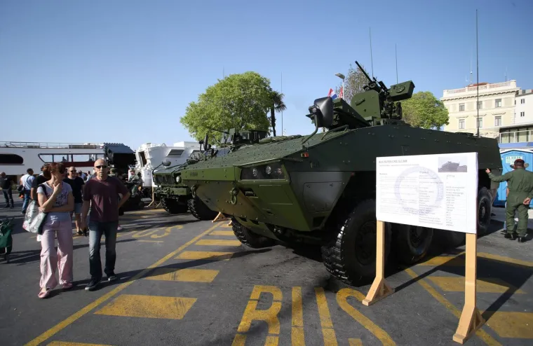 Vojna tehnika i naoružanje predstavljeni Splićanima na rivi