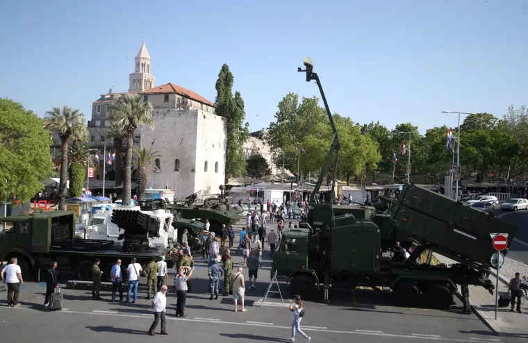 Vojna tehnika i naoružanje predstavljeni Splićanima na rivi
