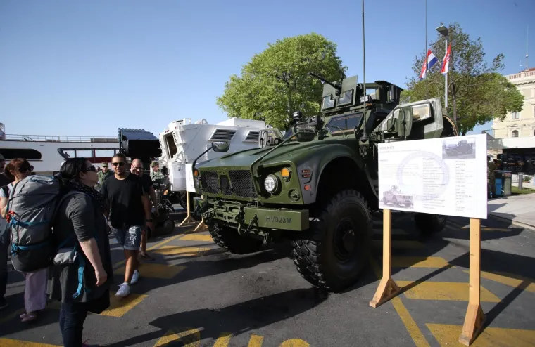 Vojna tehnika i naoružanje predstavljeni Splićanima na rivi