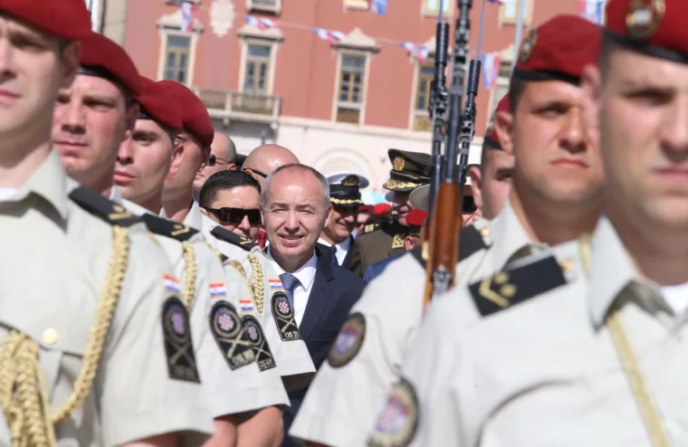Split - Svečani mimohod povodom obilježavanja 27. obljetnice 4. Gardijske brigade