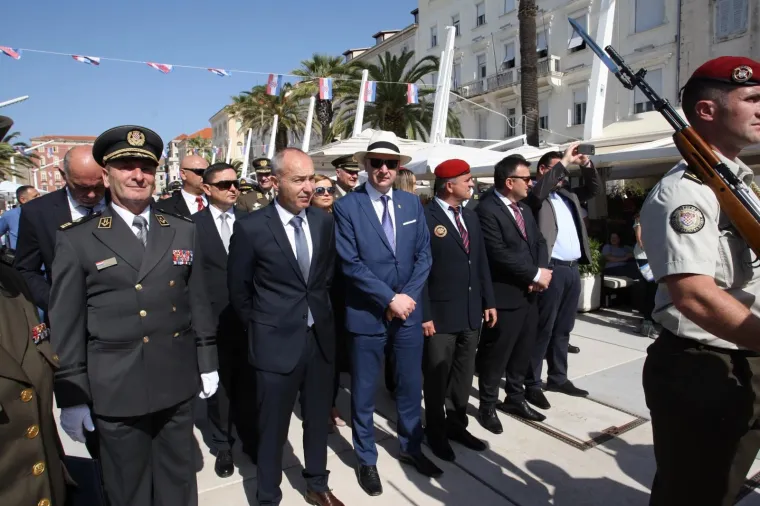 Split - Svečani mimohod povodom obilježavanja 27. obljetnice 4. Gardijske brigade