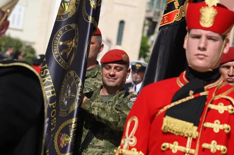 Split - Svečani mimohod povodom obilježavanja 27. obljetnice 4. Gardijske brigade