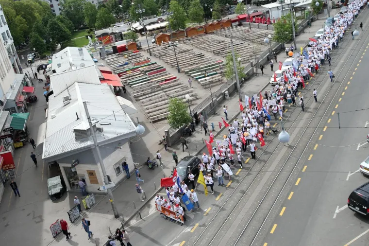 Ovogodi&scaron;nja prvomajska posvjedna povorka u znaku zabrane rada nedjeljom