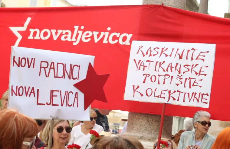 Splitski SDP proslavio Praznik rada uz petokraku i taktove internacionale