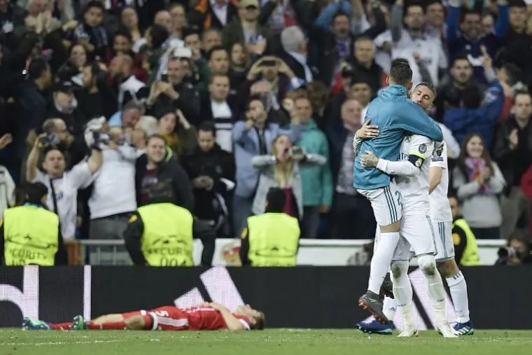 MODRIĆ I KOVAČIĆ U EUFORIJI DOČEKALI KRAJ UTAKMICE: Dok su Realovci slavili, igrači Bayerna nisu mogli doći sebi