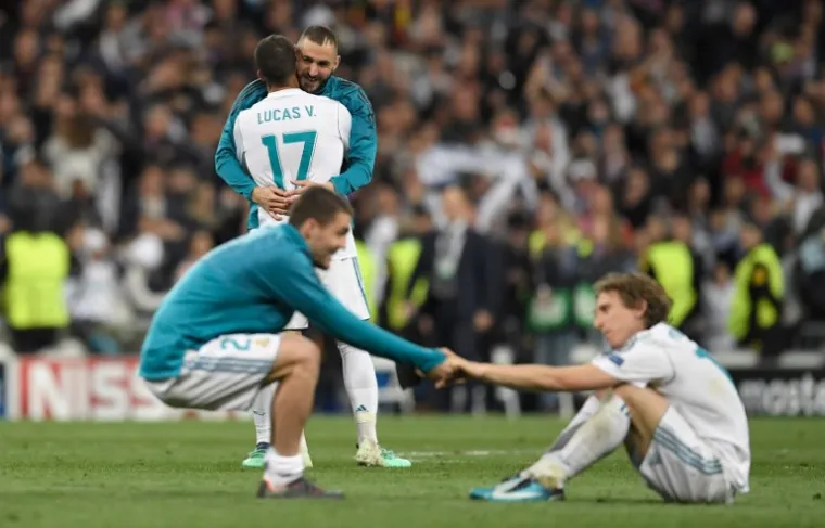 MODRIĆ I KOVAČIĆ U EUFORIJI DOČEKALI KRAJ UTAKMICE: Dok su Realovci slavili, igrači Bayerna nisu mogli doći sebi