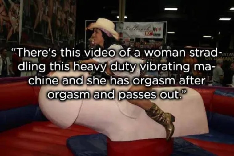 "Volim vezanje i prisline orgazme. Ima jedna video u kojem je žena zaja&scaron;ila taj opaki stroj i ima orgazam za orgazmom dok se ne onesvijesti. Gledala sam i redaljke. Nije ne&scaron;to u čemu bi voljela sudjelovati ali me napali dok gledam"