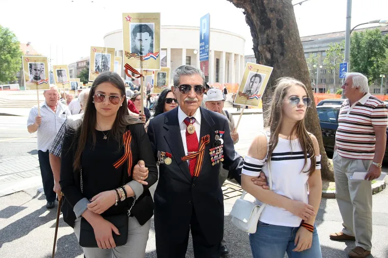 MIMOHOD POSVEĆEN POBJEDI NAD FAŠIZMOM: U Zagrebu prvi put održan Besmrtni partizanski odred