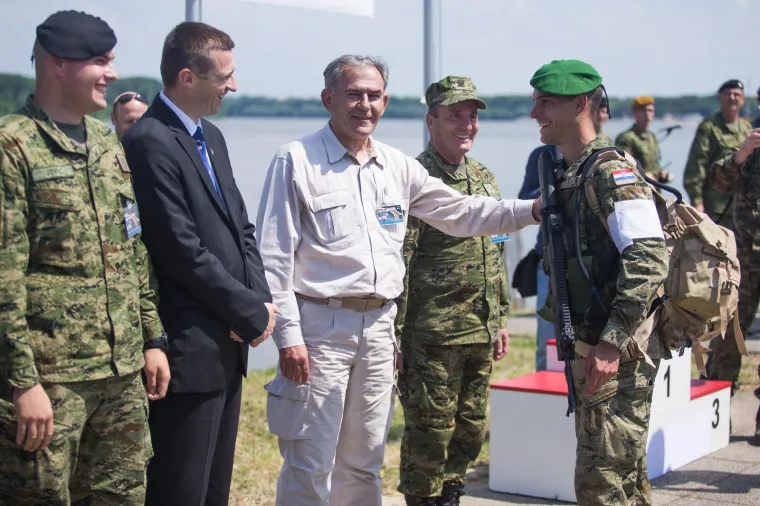 Ante Jović je pripadnik Hrvatske vojske koji je pobjedu na Memorijalu bojnika Davora Jovića izborio i prije dvije godine.