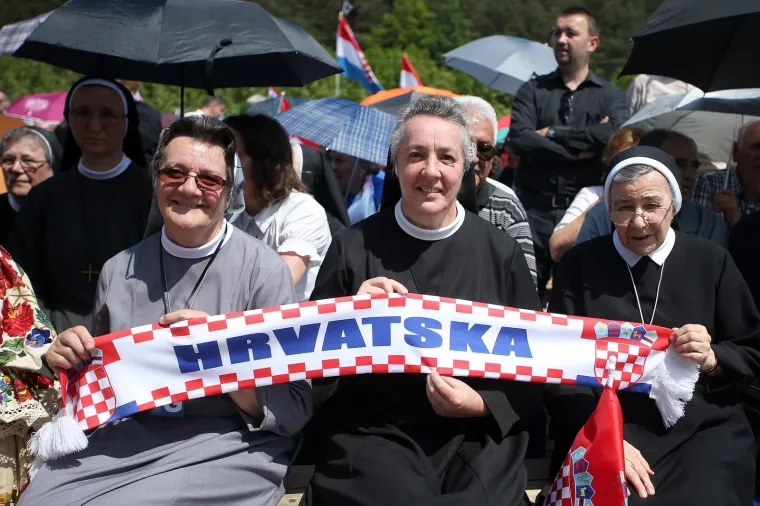 12.05.2018., Bleiburg, Austrija - Sredisnja komemoracija u povodu 73. godisnjice bleiburske tragedije i kriznog puta hrvatskog naroda. 
Photo: Goran Stanzl/PIXSELL