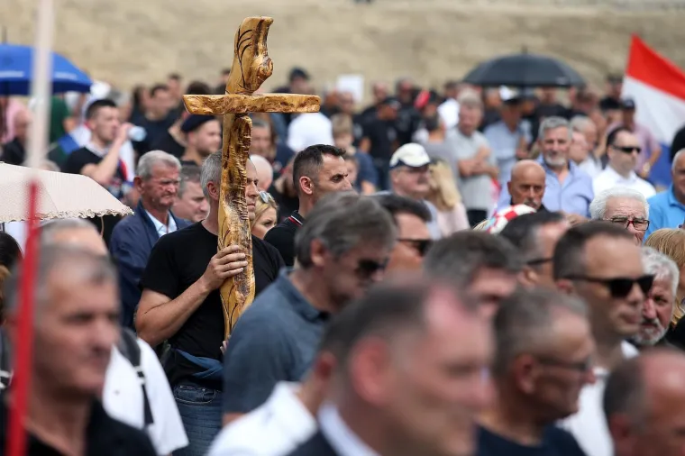 12.05.2018., Bleiburg, Austrija - Sredisnja komemoracija u povodu 73. godisnjice bleiburske tragedije i kriznog puta hrvatskog naroda. 
Photo: Goran Stanzl/PIXSELL