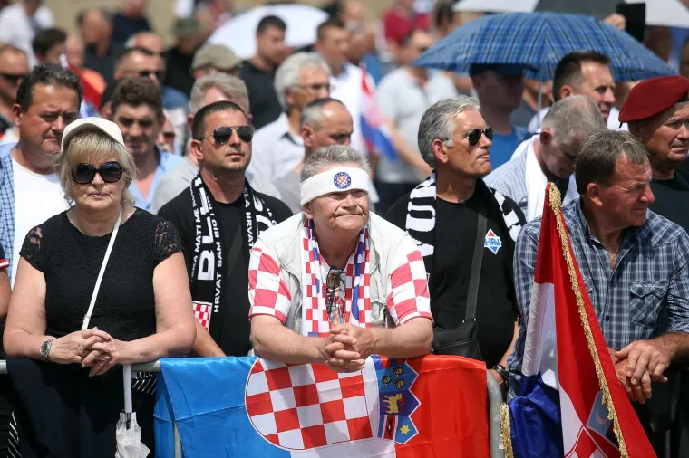 POGLEDAJTE KAKO JE DANAS BILO U BLEIBURGU: Sredi&scaron;nja komemoracija žrtvama bleibur&scaron;ke tragedije i hrvatskog križnog puta