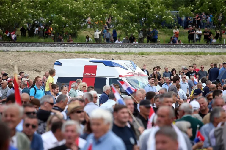 Bleiburg, Austrija - Sredi&scaron;nja komemoracija u povodu 73. godi&scaron;njice bleibur&scaron;ke tragedije i križnog puta hrvatskog naroda.
