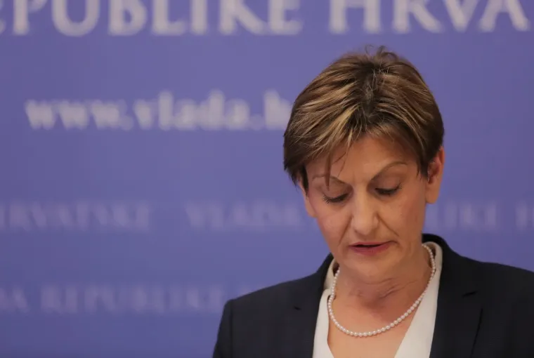 Ostavka Martine Dalić, posljednja presica s premijerom Andrejom Plenkovićem.