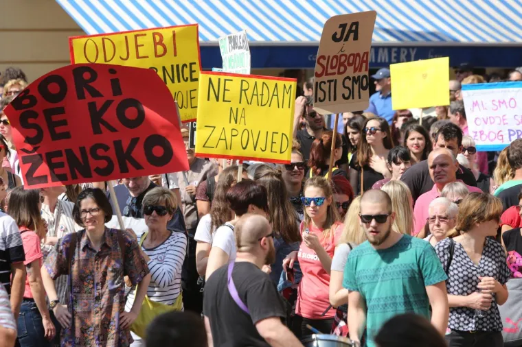 'Za različitost, za ljubav': prosvjedni skup u Rijeci 'Hod za slobodu' protivi se ograničavanju prava