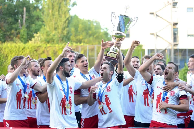 GORICA PROSLAVILA ULAZAK U PRVU LIGU: Osvojili Drugu ligu sa samo bodom više od Varaždina i Dinama II