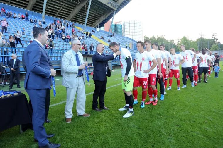GORICA PROSLAVILA ULAZAK U PRVU LIGU: Osvojili Drugu ligu sa samo bodom više od Varaždina i Dinama II