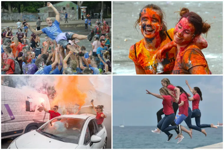 Veliki foto izvje&scaron;taj: pogledajte kako su maturanti proslavili zadnji dan diljem Hrvatske