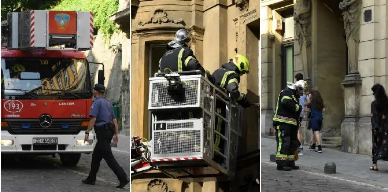 Potencijalno opasno u Mesničkoj: greda u stanu razbila prozor, staklo padalo po prolaznicima