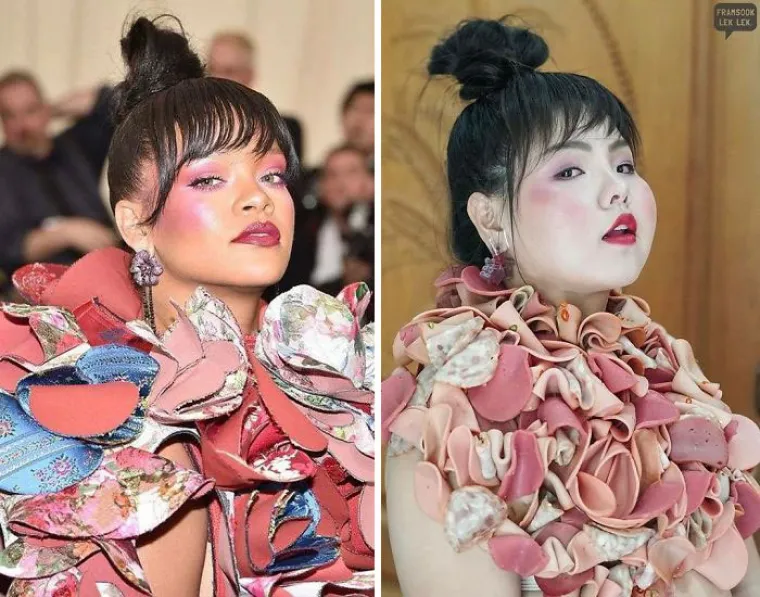 SHVATILA DA MOŽE BITI &Scaron;TO GOD POŽELI: Cura radi glamurozne haljine svojih idola od jeftinih alternativa