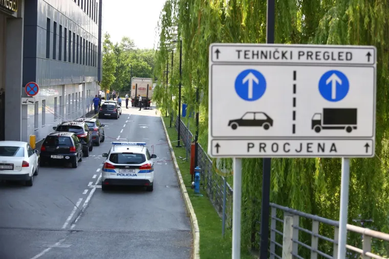 Kamion pregazio pje&scaron;aka na stanici za tehnički pregled Euro zagreb u Remetincu