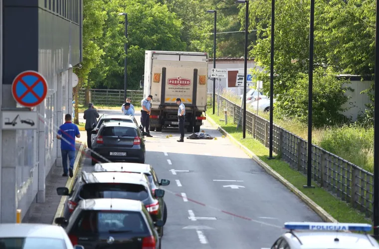 Kamion pregazio pje&scaron;aka na stanici za tehnički pregled Euro zagreb u Remetincu