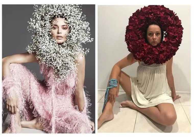 Komičarka radi reprodukcije fotki slavnih kako bi pokazala koliko su nerealne