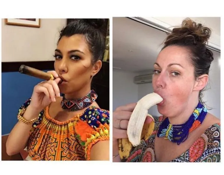 Komičarka radi reprodukcije fotki slavnih kako bi pokazala koliko su nerealne