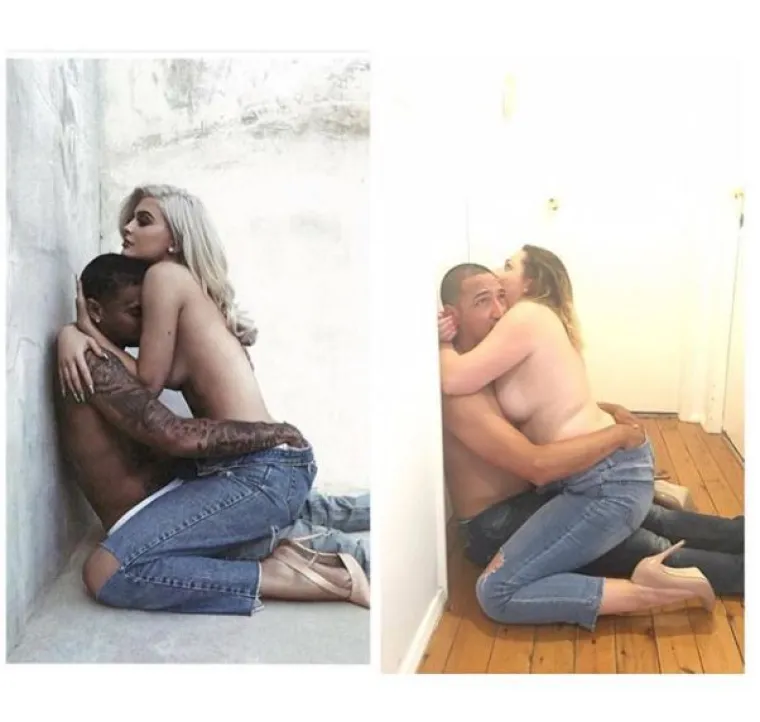 Komičarka radi reprodukcije fotki slavnih kako bi pokazala koliko su nerealne