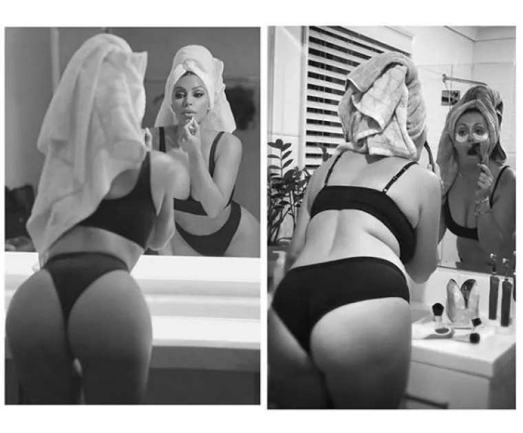 Komičarka radi reprodukcije fotki slavnih kako bi pokazala koliko su nerealne