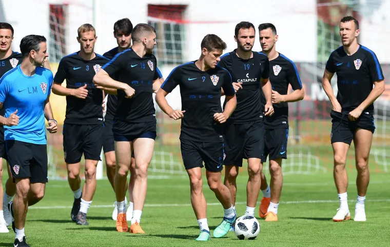 Hrvatska nogometna reprezentacija odradila jutarnji trening