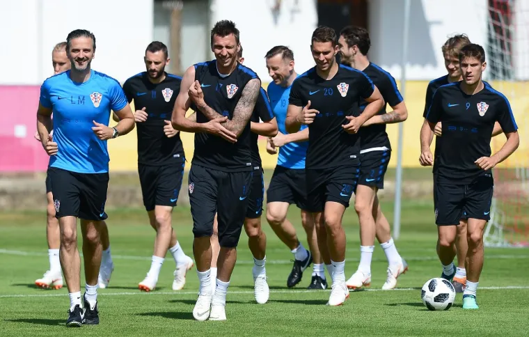 Hrvatska nogometna reprezentacija odradila jutarnji trening
