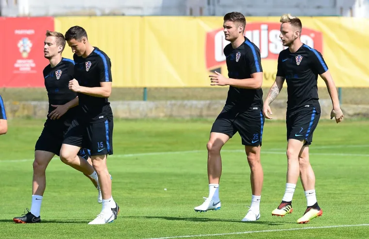 Hrvatska nogometna reprezentacija odradila jutarnji trening
