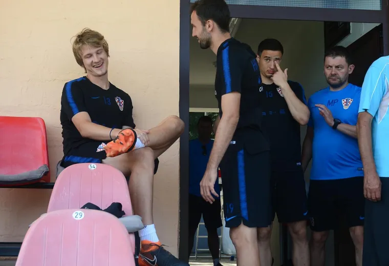 Hrvatska nogometna reprezentacija odradila jutarnji trening