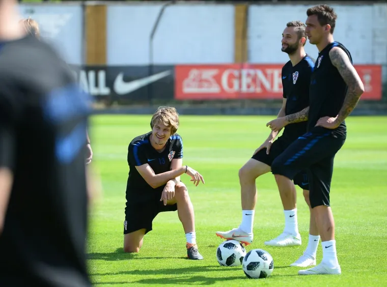 Hrvatska nogometna reprezentacija odradila jutarnji trening